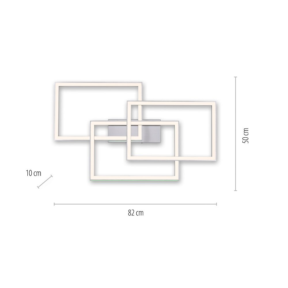 Paul Neuhaus 6254 95 HELIX Deckenleuchte Aluminium Leuchten