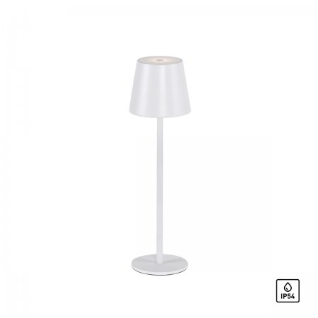 im LED Direkt Leuchten EURIA Leuchten 19250-16 weiß & Akku --> online kaufen Shop Lampen Tischleuchte
