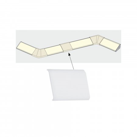Beleuchtung für kaufen » No. 70263 Leuchten --> Lampen Satin, Profil Cover Kunststoff 4er & Delta Pack online Paulmann