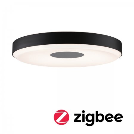 Paulmann 79778 & Schwarz 400mm Leuchten Pane LED Lampen Deckenleuchte im Puric ZigBee Home --> kaufen Smart online