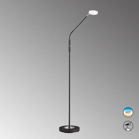 FHL easy 840036 & Leuchten Luna Beleuchtung white chrom tunable --> LED Stehleuchte kaufen online sandschwarz Lampen »