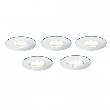 Paulmann led einbauleuchten 5er set