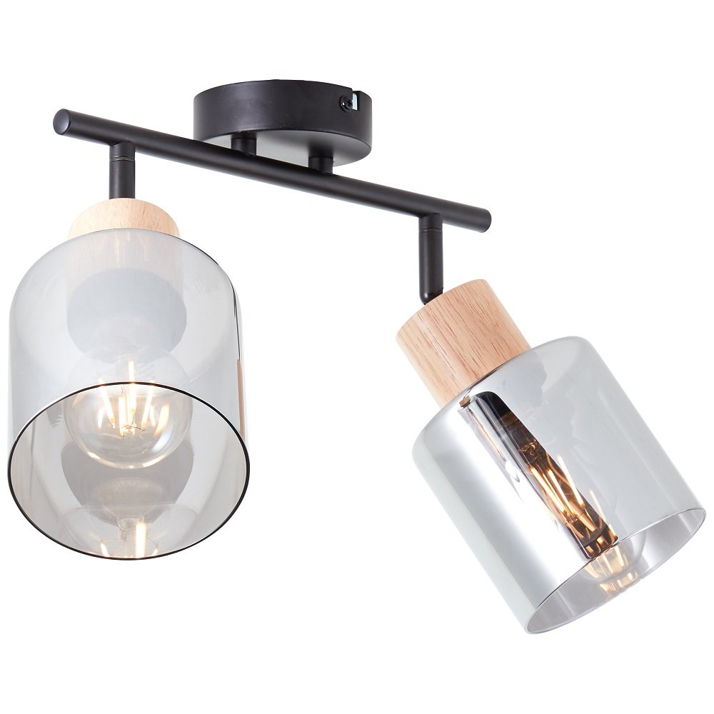 2-flammigholz kaufen rauchglas Spotrohr & Lampen online im Leuchten Weald AG Leuchten Brilliant Shop 99838-93 -->