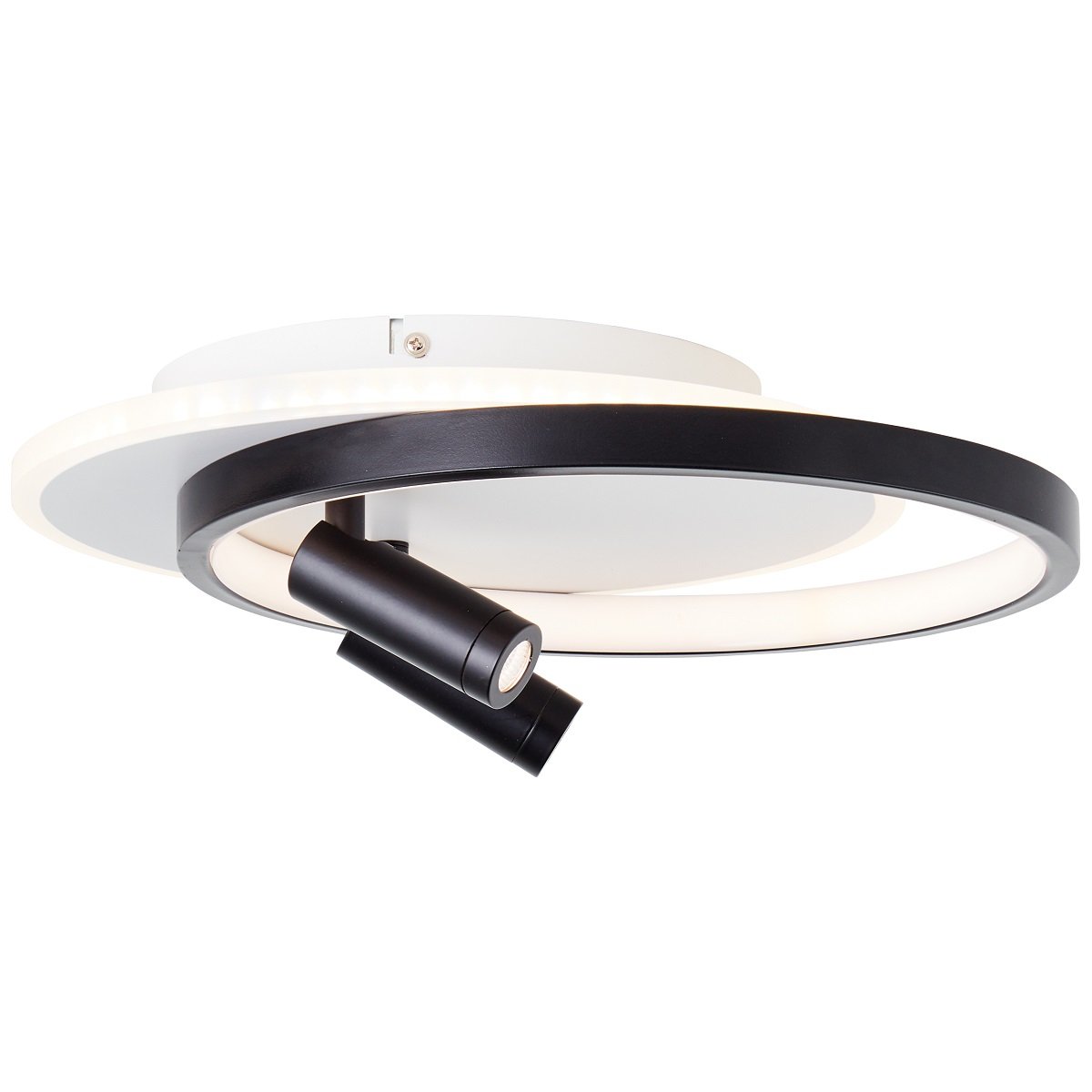Brilliant AG Leuchten Eunomia Lampen G99753-76 im --> LED Deckenleuchte dimmbar schwarz Leuchten & kaufen online weiß