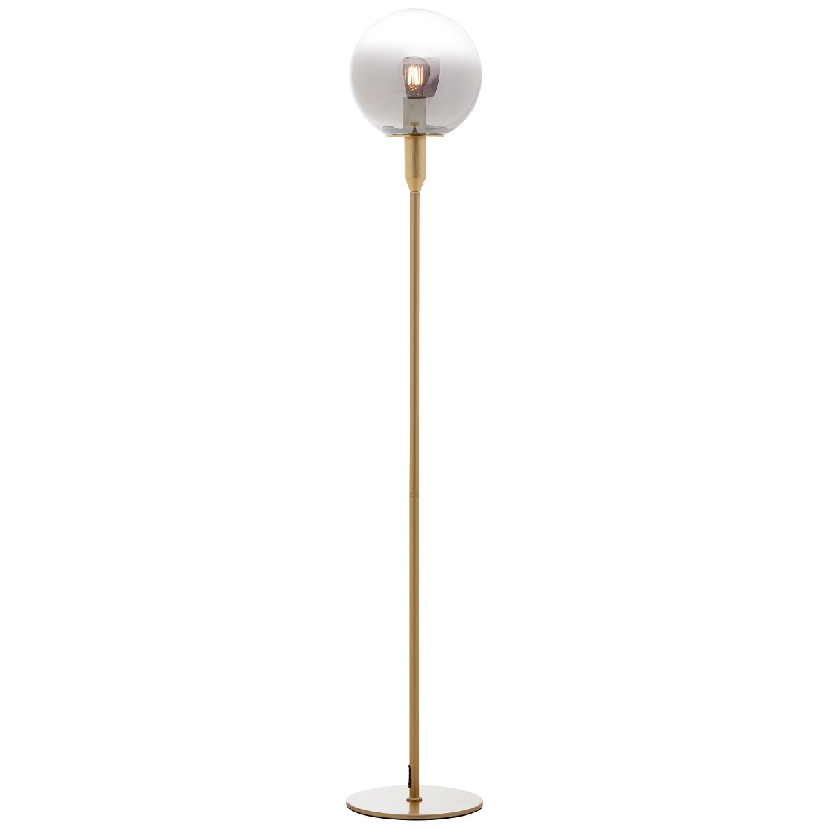 online kaufen Leuchten Lampen Gould Brilliant im & Leuchten gold 93165-16 rauchglas --> Stehleuchte E27 Shop