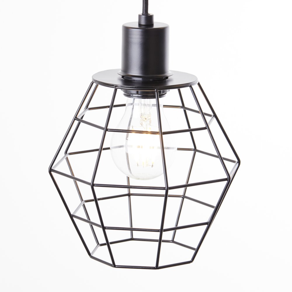 Brilliant Leuchten 99606-76 --> Pendelleuchte kaufen 3-flammig im Ottawa Shop Lampen schwarz online Leuchten 