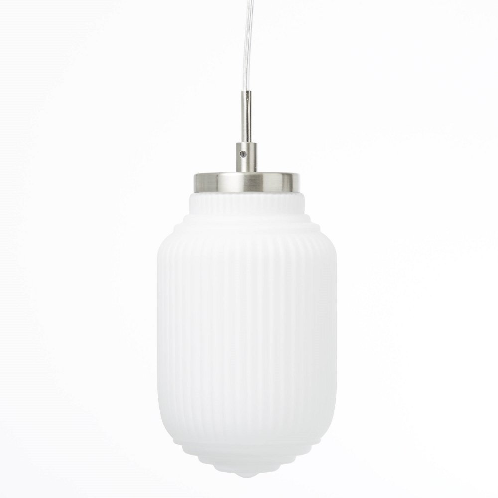 Brilliant Leuchten nickel Tanic matt --> E14 Lampen Pendelleuchte online kaufen 73273-13 weiß Leuchten No. & 3-flammig