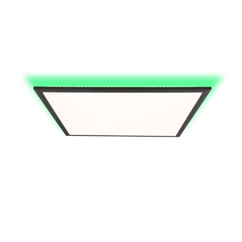 Brilliant Leuchten No. G96947-76 Deckenaufbau-Paneel kaufen schwarz online Allie & Lampen 60x60cm im --> RGBW Leuchten