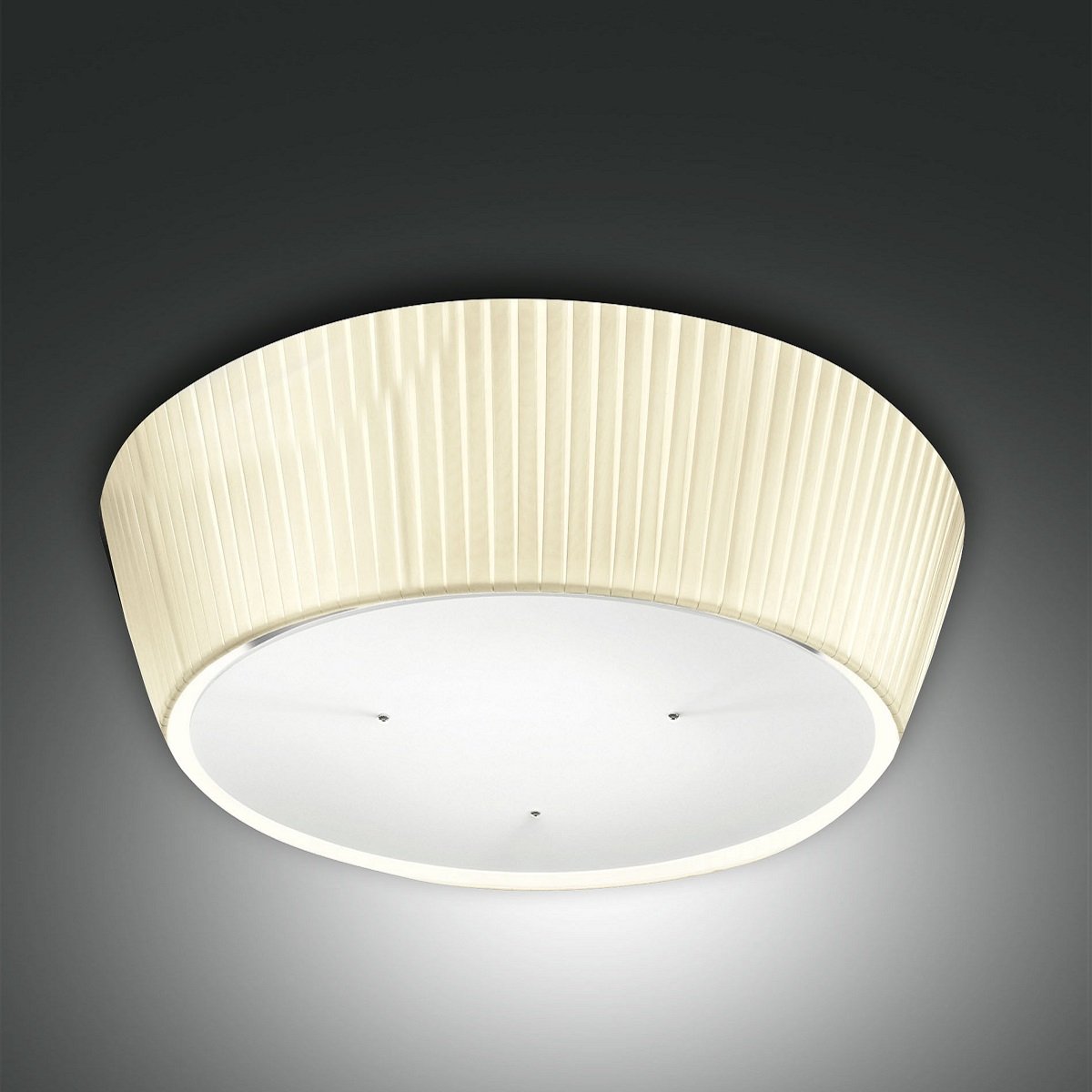 FABAS LUCE No. 2960-65-273 --> DOROTEA kaufen online Lampen & Leuchten D.60 Plissee Shop im beige Deckenleuchte
