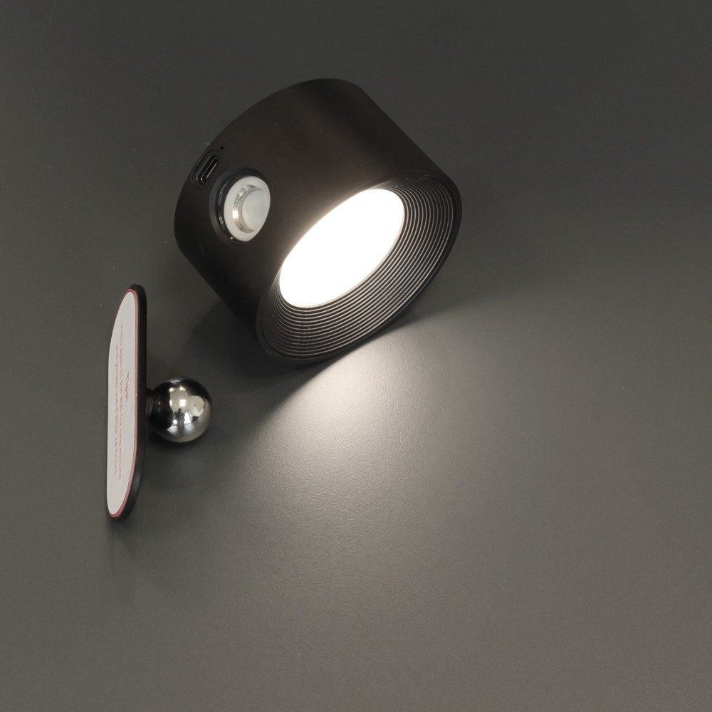 FHL easy 830048 LED Akku online dimmbar rund Magnetics & --> schwarz Lampen kaufen matt im Wandleuchte Leuchten CCT