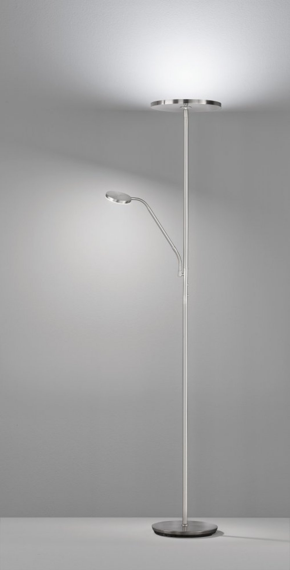 tunable LED-Stehleuchte --> nickelfarben online FHL & Lampen easy No. 840030 Fabi Leuchten chromfarben 180cm white