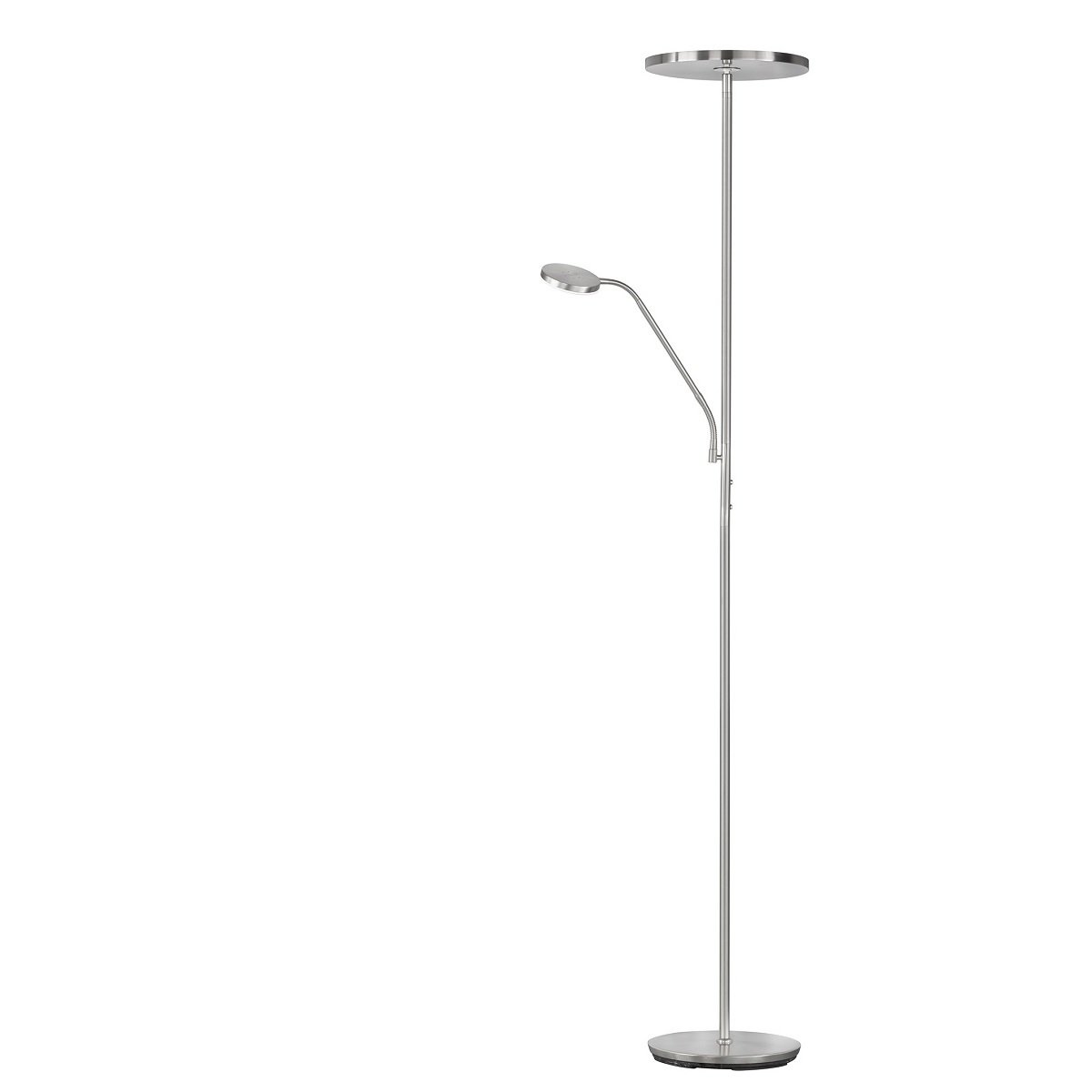 FHL easy online Fabi 840030 No. Leuchten white Lampen & chromfarben LED-Stehleuchte --> tunable 180cm nickelfarben