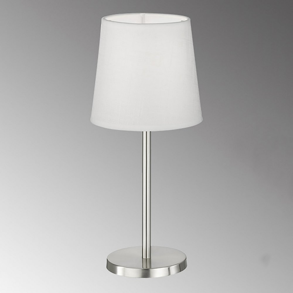 FHL easy No. 850103 Tischleuchte Shop E14 Leuchten online im Eve --> weiß nickelfarben kaufen matt & Lampen 30cm