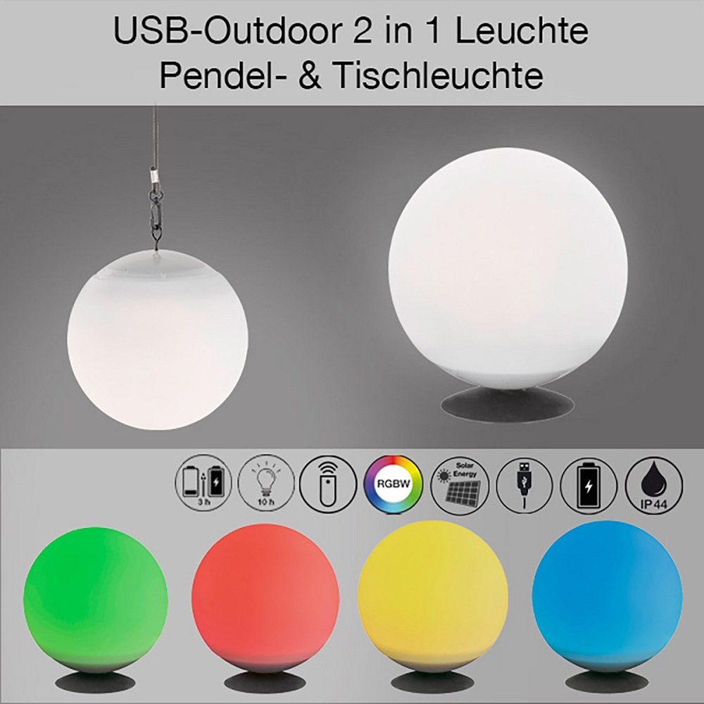 FHL easy Lampen im 860043 & Outdoor --> und weiß kaufen Pendelleuchte Tisch- Twin IP44 RGBW online Leuchten No. LED