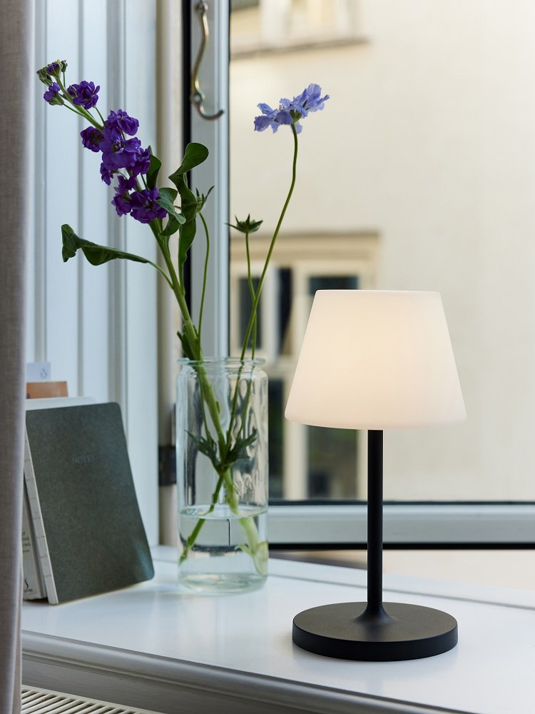 Tischleuchte & Northern Shop --> 800933 kaufen im 15cm Design Lampen schwarz matt online Halo Leuchten New