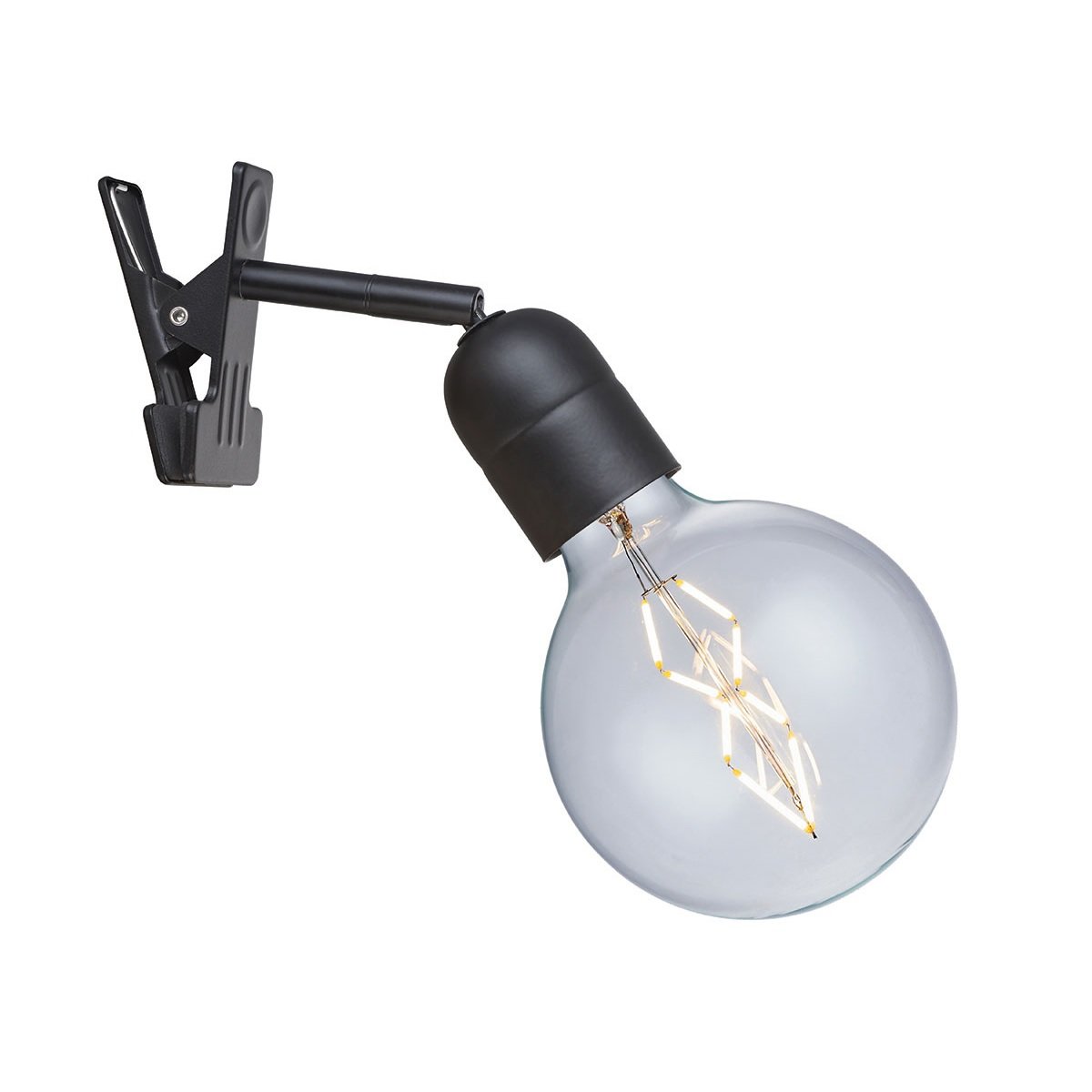 Halo Design No. 717309 matt E27 online ELEGANCE Shop Lampen Clip-On Klemmleuchte --> kaufen LED & Leuchten im schwarz