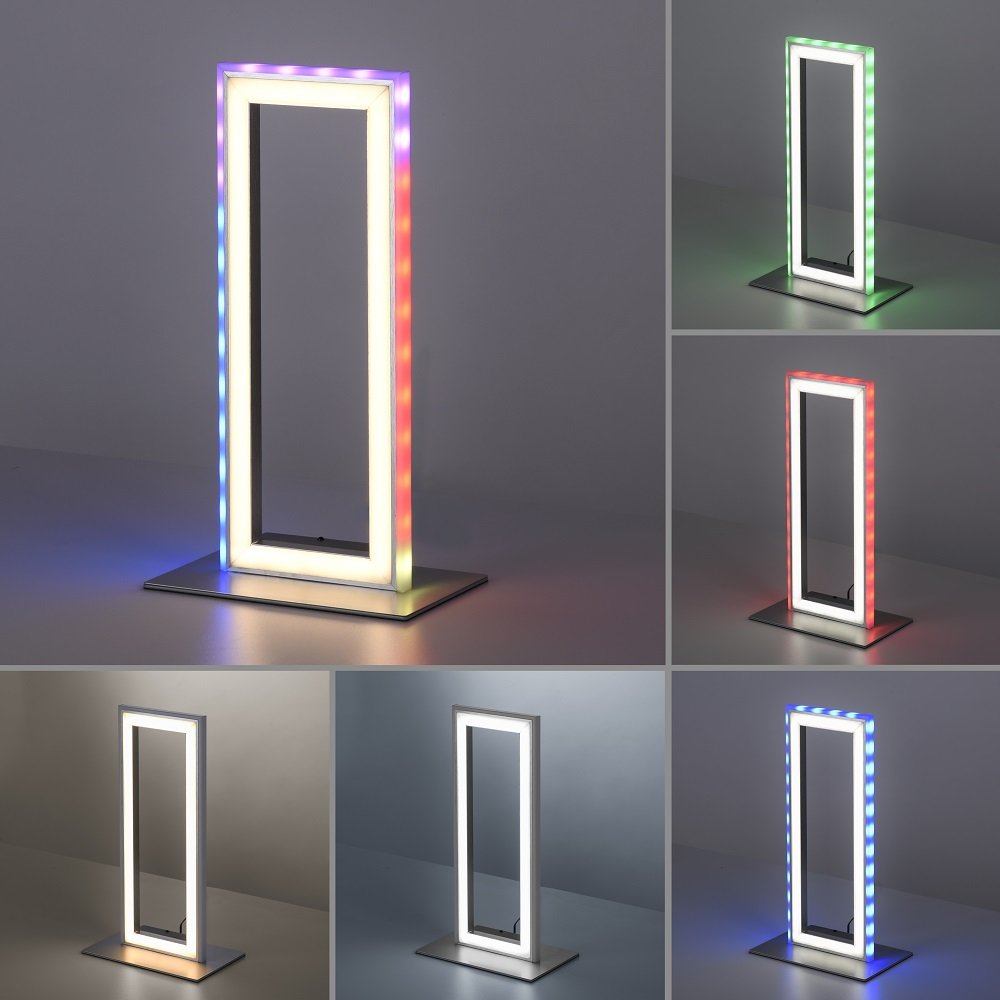 Rainbow FELIX60 --> Leuchten Direkt 14639-55 Lampen Tischleuchte im LED kaufen Shop RGB silberfarben online Leuchten &