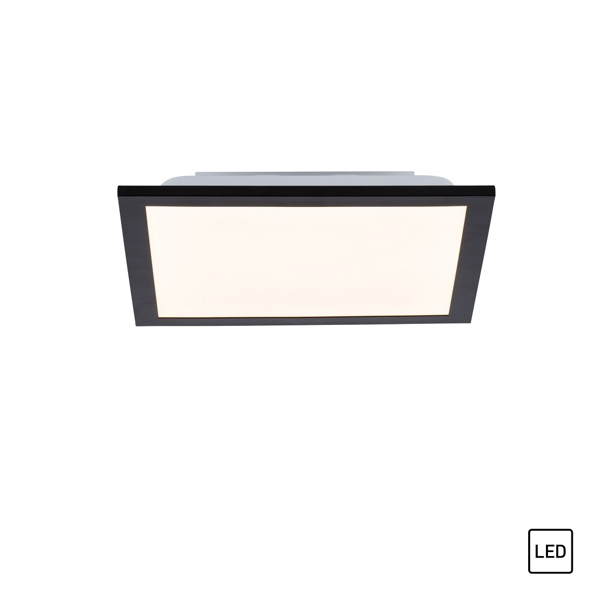 Leuchten Direkt 14740-18 FLAT LED --> 3000K schwarz & Leuchten Lampen online Shop im 30x30cm kaufen Deckenleuchte