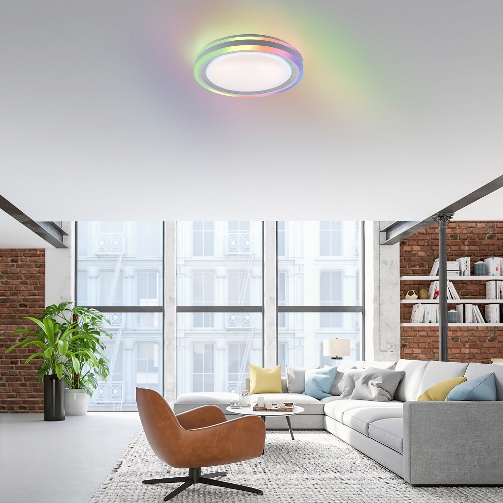 Leuchten Direkt Leuchten SPHERIC Rainbow Shop 15152-16 kaufen --> RGB online Lampen im LED Deckenleuchte 40cm CCT 
