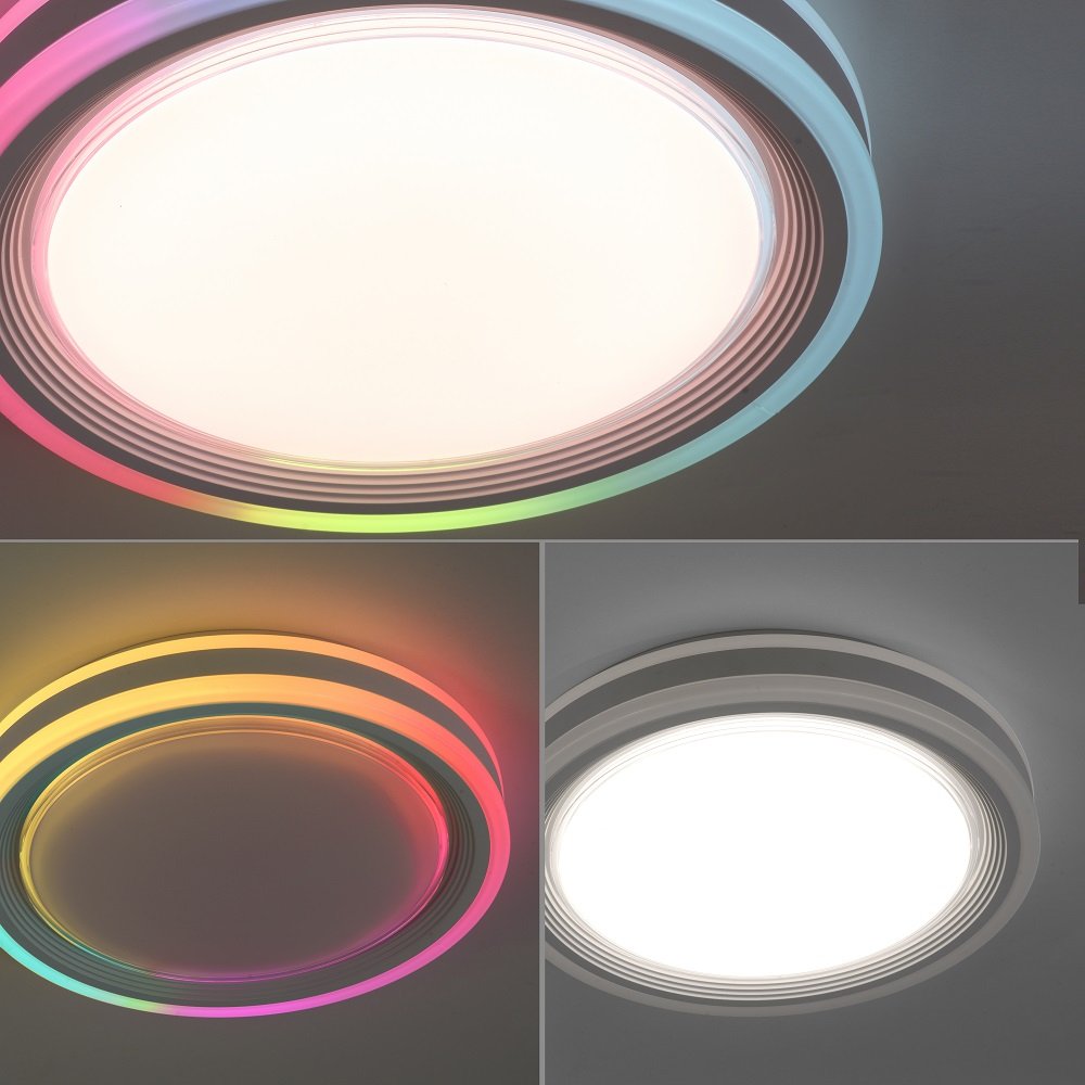 kaufen Leuchten CCT SPHERIC im --> online Direkt Lampen Leuchten RGB Rainbow Deckenleuchte 15152-16 Shop & LED 40cm