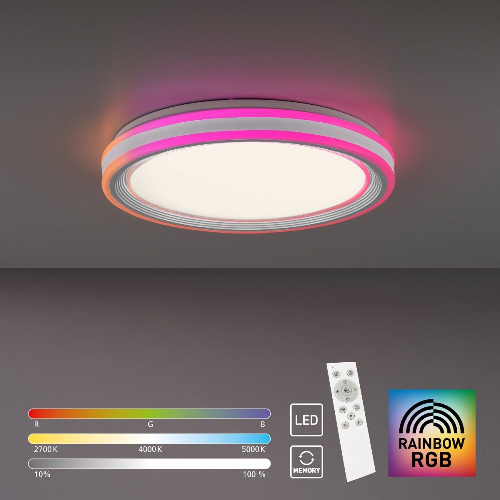 Leuchten Direkt 15154-16 LED Deckenleuchte Lampen CCT --> im Spheric 485mm kaufen online RGB & Shop Leuchten