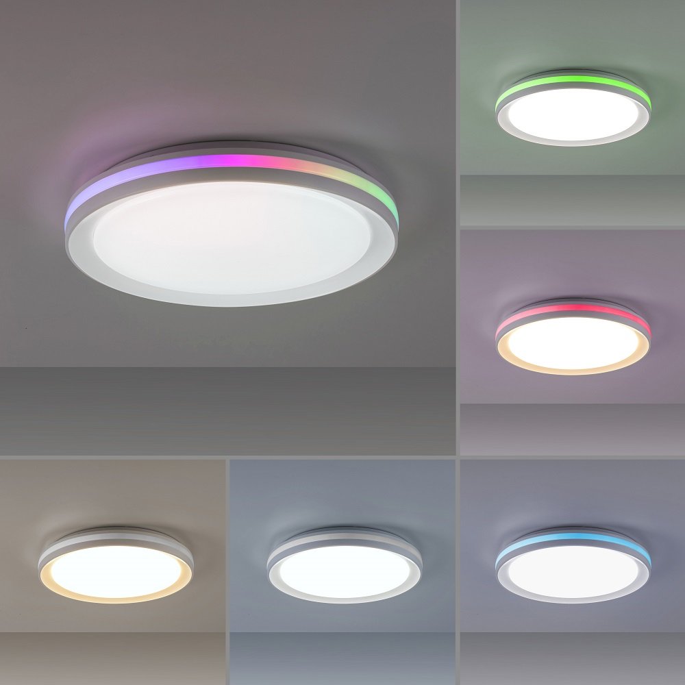Direkt RGB kaufen CCT Rainbow & RIBBON online Lampen Leuchten 15544-16 LED flach im Shop --> Leuchten Deckenleuchte