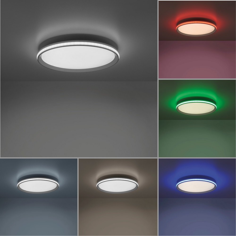 Leuchten Direkt 15557-18 - Plafonnier LED RGB GALACTICA LED/43W