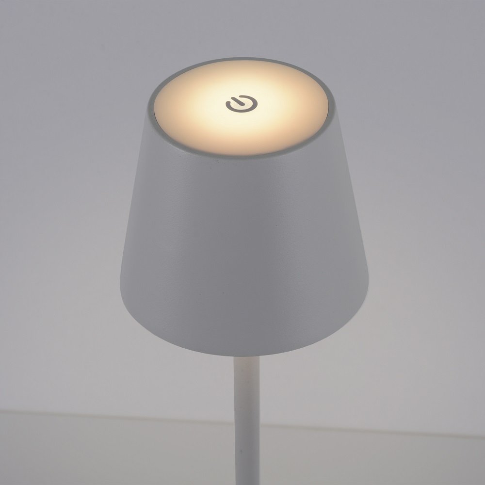 Leuchten Direkt 19250-16 LED kaufen online im Leuchten --> & Lampen weiß Shop Tischleuchte Akku EURIA