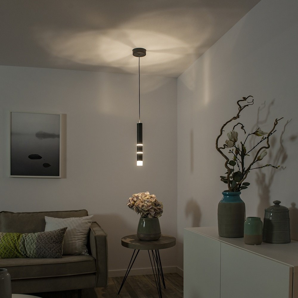 online im 2211-18 Paul Leuchten Pendelleuchte LED kaufen schwarz --> Neuhaus VEGA PURE Shop getrennt schaltbar Lampen &