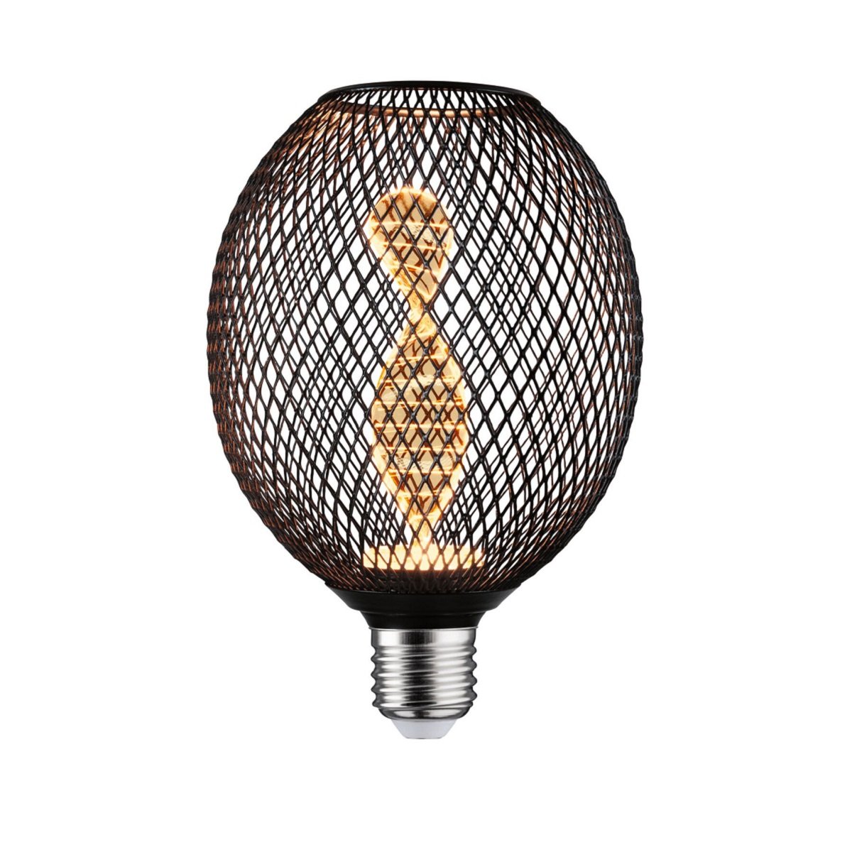 Paulmann 29086 LED Globe Lichtquelle kaufen --> E27 Helix Goldlicht & Leuchten im schwarz Lampen Shop online Metall