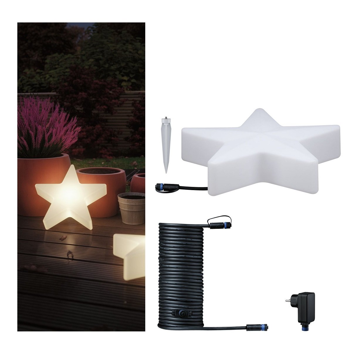 5178 im mit Leuchten Lichtobjekt Bundle Plug & Lampen Trafo Star --> Paulmann 10m Shine & Kabel kaufen online und LED