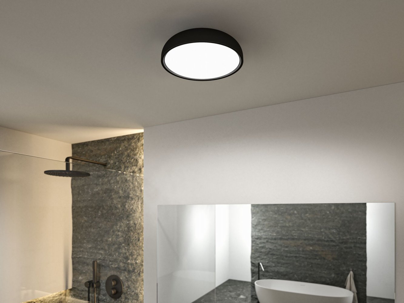 Lampen IP44 Selection Oka Deckenleuchte 71084 matt Leuchten Paulmann LED White Schwarz online & Switch --> Bathroom