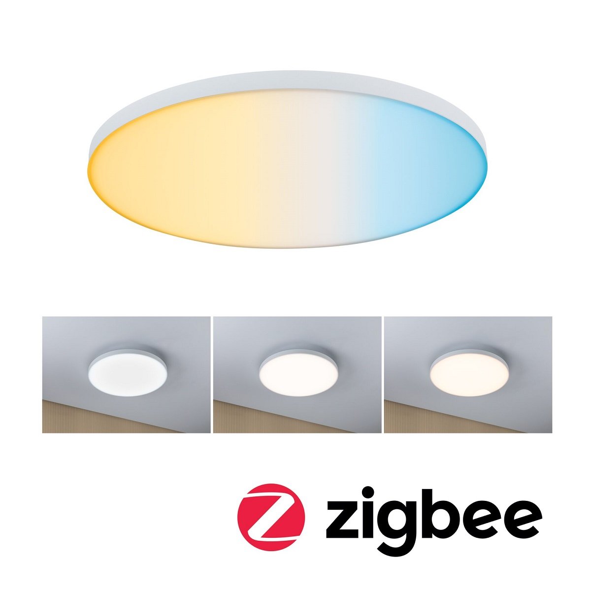 Paulmann 79895 LED 400mm Home --> & kaufen Velora Lampen Leuchten Panel rund online White Smart Tunable » Zigbee