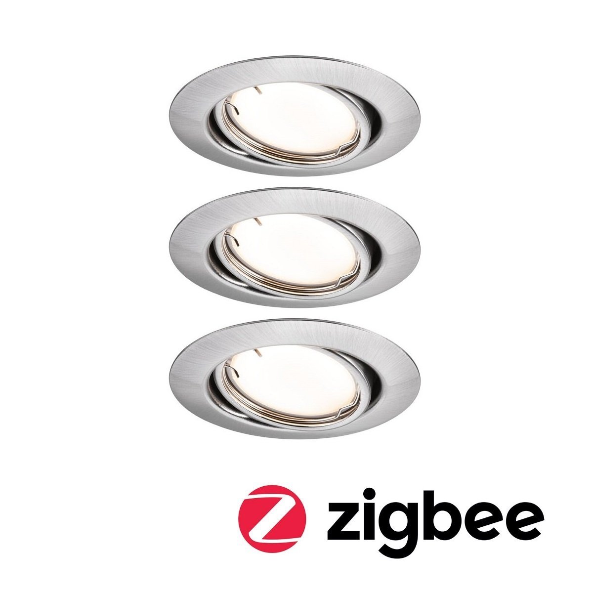 Einbauleuchte LED Basisset 92464 Eisen kaufen --> Base 3000K & Coin gebürstet Paulmann Lampen Leuchten online » Zigbee