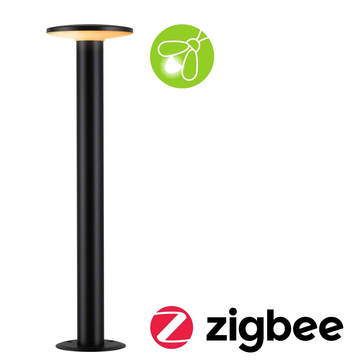 Paulmann 94755 LED Pollerleuchte Lampen Leuchten & --> kaufen im insektenfreundlich Plate Anthrazit Shop Zigbee online
