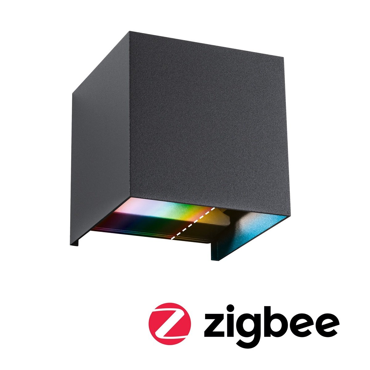 Shop & online Cybo im Lampen Leuchten 94847 RGBW 100x100mm Paulmann --> kaufen Zigbee Außenwandleuchte LED