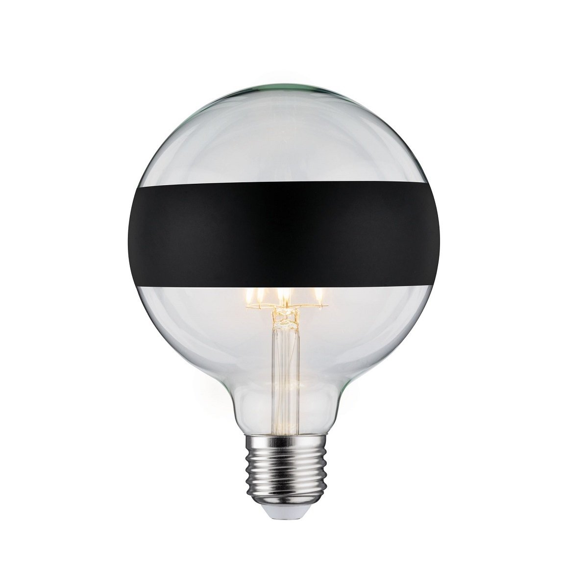 Paulmann No. 28682 Shop im matt Schwarz Lampen Warmweiß Globe --> LED Leuchten online Ringspiegel E27 6,5W 125 kaufen 