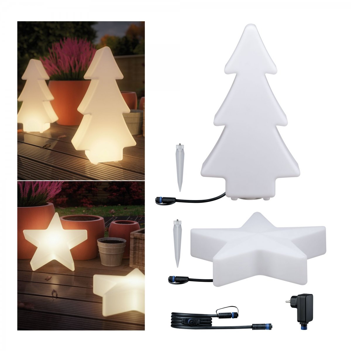 Kabel --> Shine und Plug No. Stern & inklusive Lampen Baum Paulmann Weihnachts-Bundle & Leuchten Trafo online 5022 &