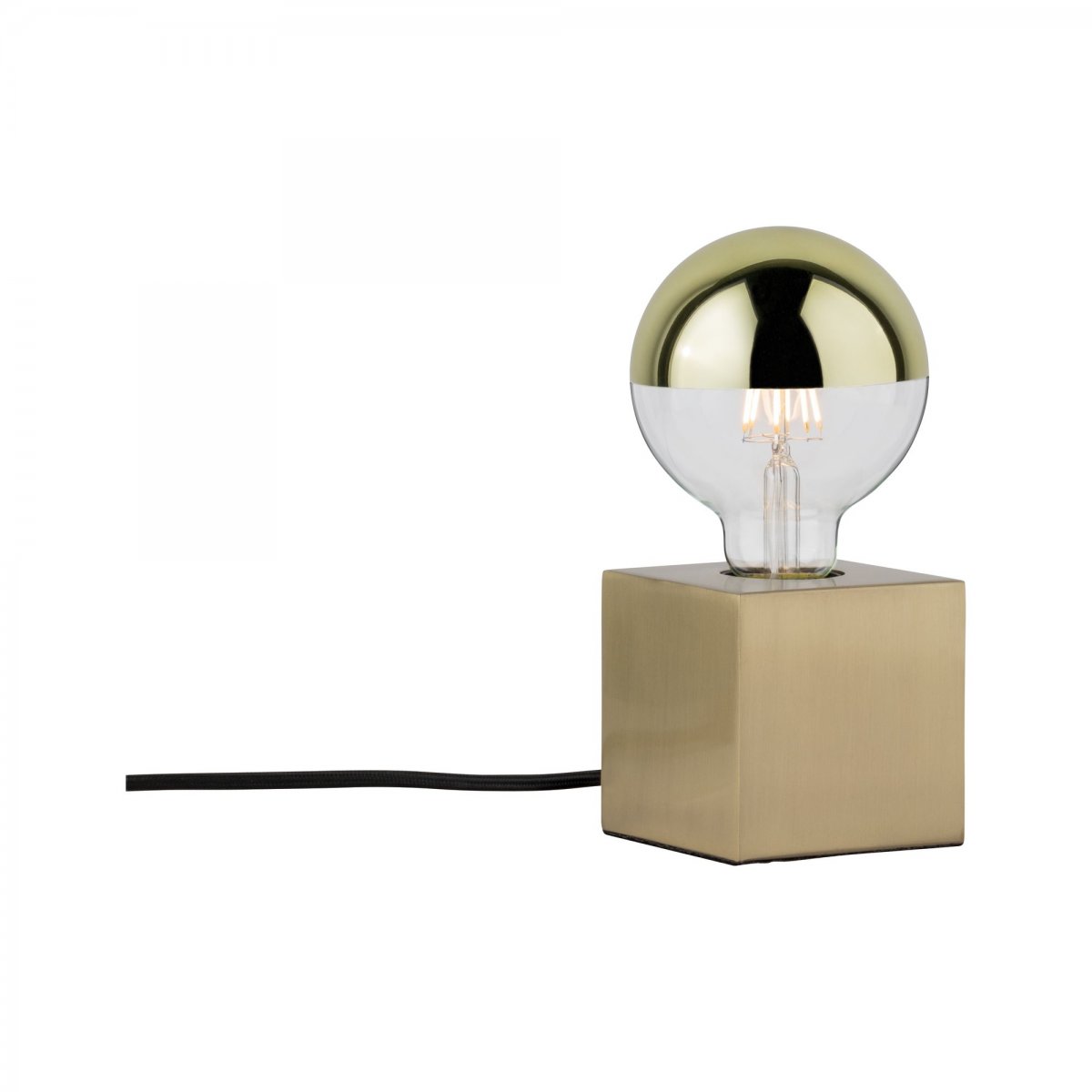 Paulmann No. 79728 Tischleuchte & --> Lampen cm online Messing 8,5 Dilja gebürstet Neordic Leuchten » kaufen