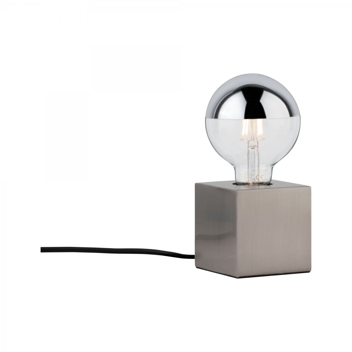 Paulmann No. 79730 & 8,5 cm Neordic Kura --> Beleuchtung online gebürstet » Tischleuchte Eisen Lampen kaufen Leuchten