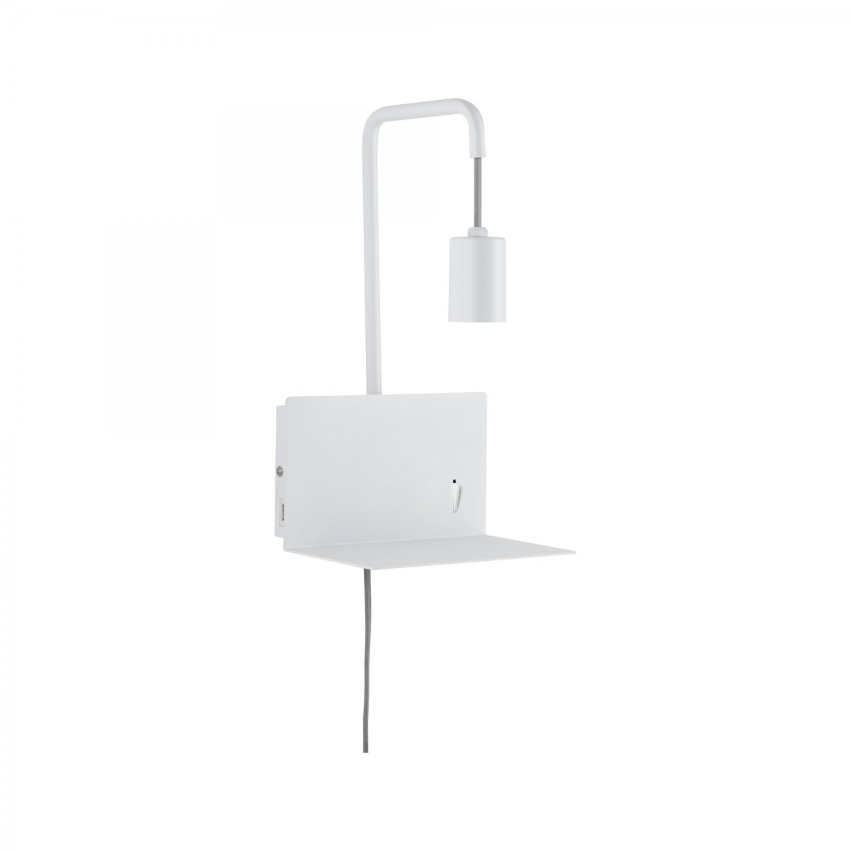 USB Paulmann online 79812 Calvani Port E27 Ablage Weiß --> Wandleuchte Metall Leuchten No. kaufen mit max.40W & Lampen