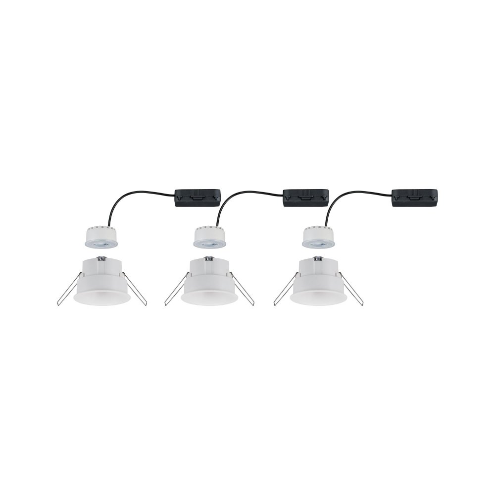 Paulmann No. 93419 Einbauleuchte LED Weiß --> & dimmbar kaufen Cymbal Leuchten Lampen 3x6,5W blendfrei matt online im