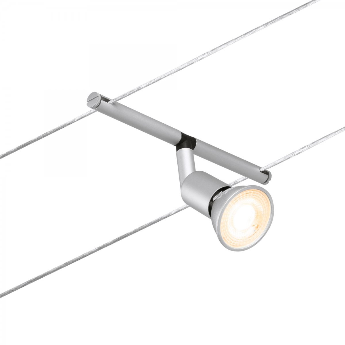 Paulmann No. 94443 GU5,3 DC --> Leuchten online Seilspot 60VA Lampen Chrom ohne Salt matt max. Leuchtmittel 10W 