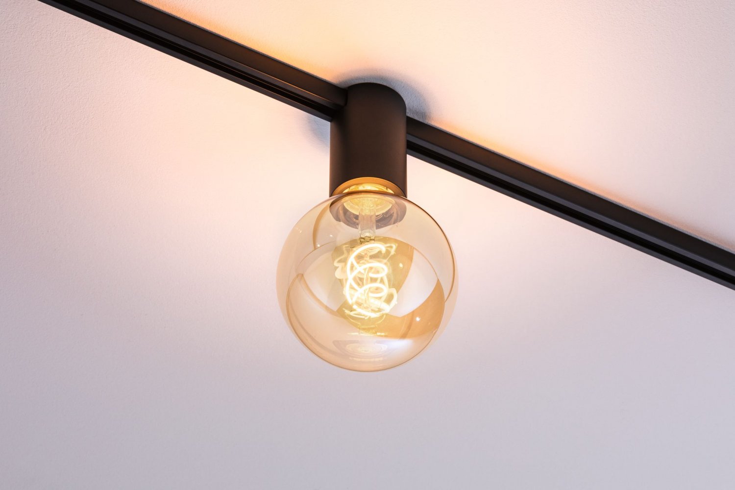 Paulmann No. 94975 online dimmbar Socket ohne Spot Leuchtmittel --> kaufen Schwarz Ceiling E27 Lampen URail & Leuchten