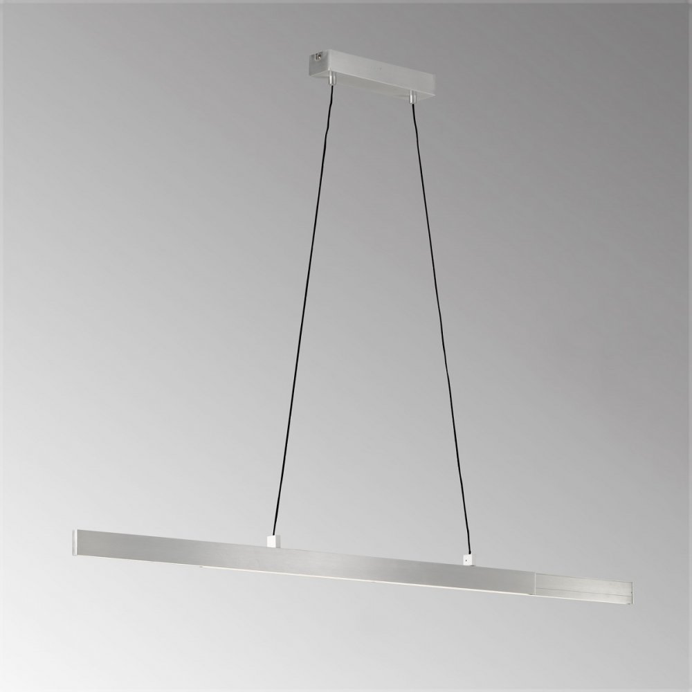 dimmbar LED-Pendelleuchte Lampen 3-Step --> SCHÖNER & aluminiumfarben Leuchten 860019 STRIPE WOHNEN-Kollektion online