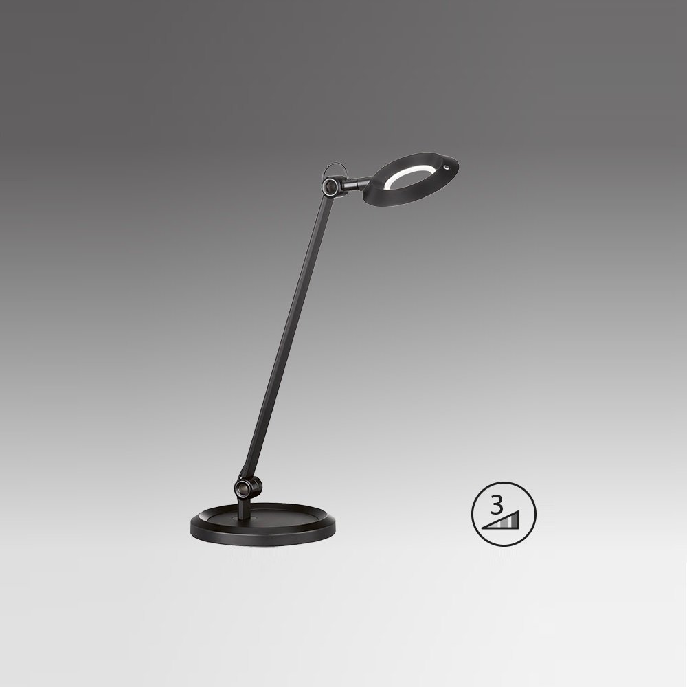 3-Step WOHNEN-Kollektion & Lampen schwarz SCHÖNER 850140 OFFICE dimmbar Leuchten online --> » LED-Tischleuchte kaufen