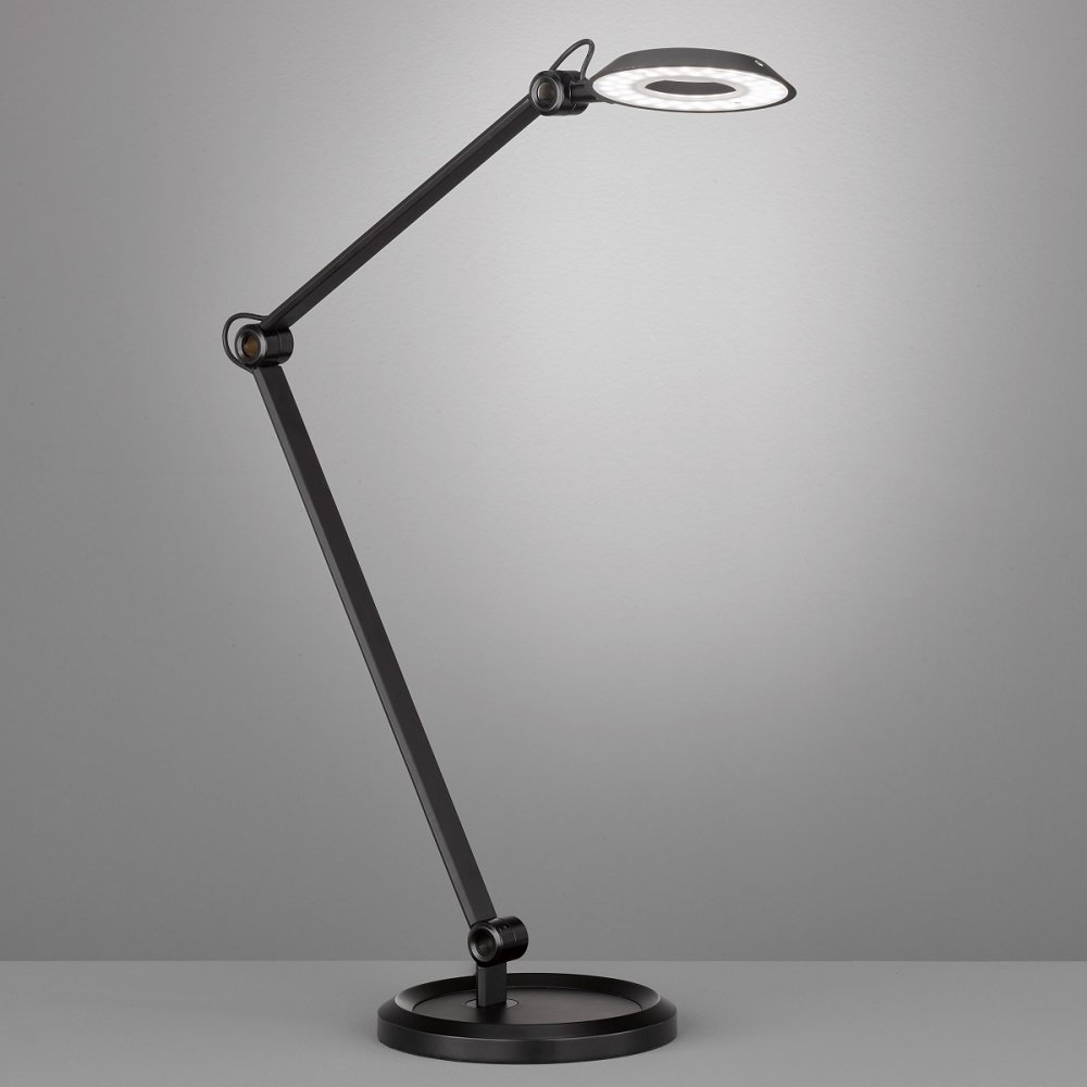 online im Lampen & LED-Tischleuchte dimmbar 3-Step kaufen WOHNEN-Kollektion 850141 SCHÖNER OFFICE schwarz Leuchten -->