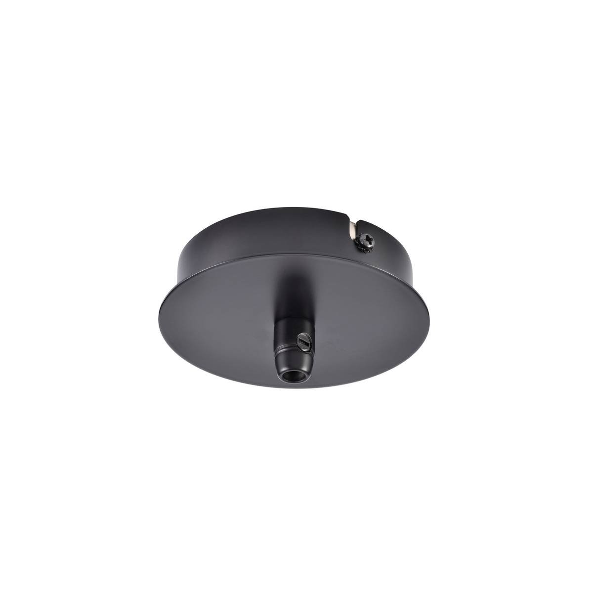 SLV No. 132600 Deckenrosette Zugentlastung kaufen Ausgang 1 inkl. online --> Fitu Leuchten & im schwarz Lampen rund